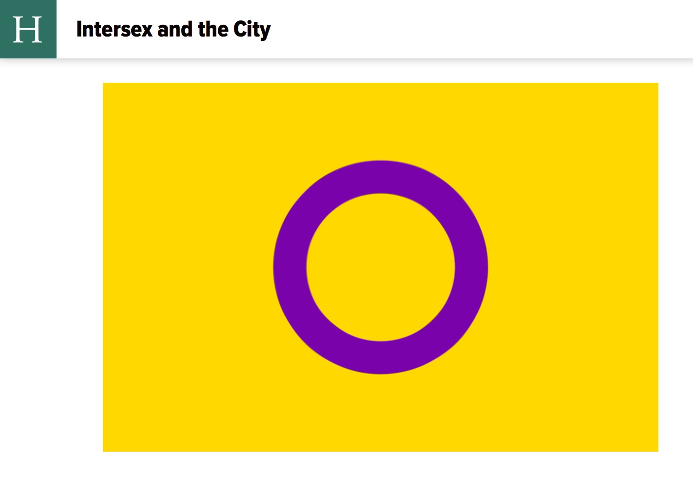INTERVIEW: Intersex and the City