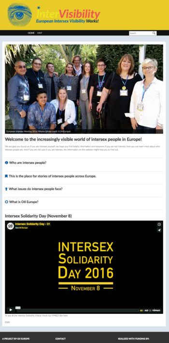 Intervisibility.eu - information about intersex in 23 languages and more to come