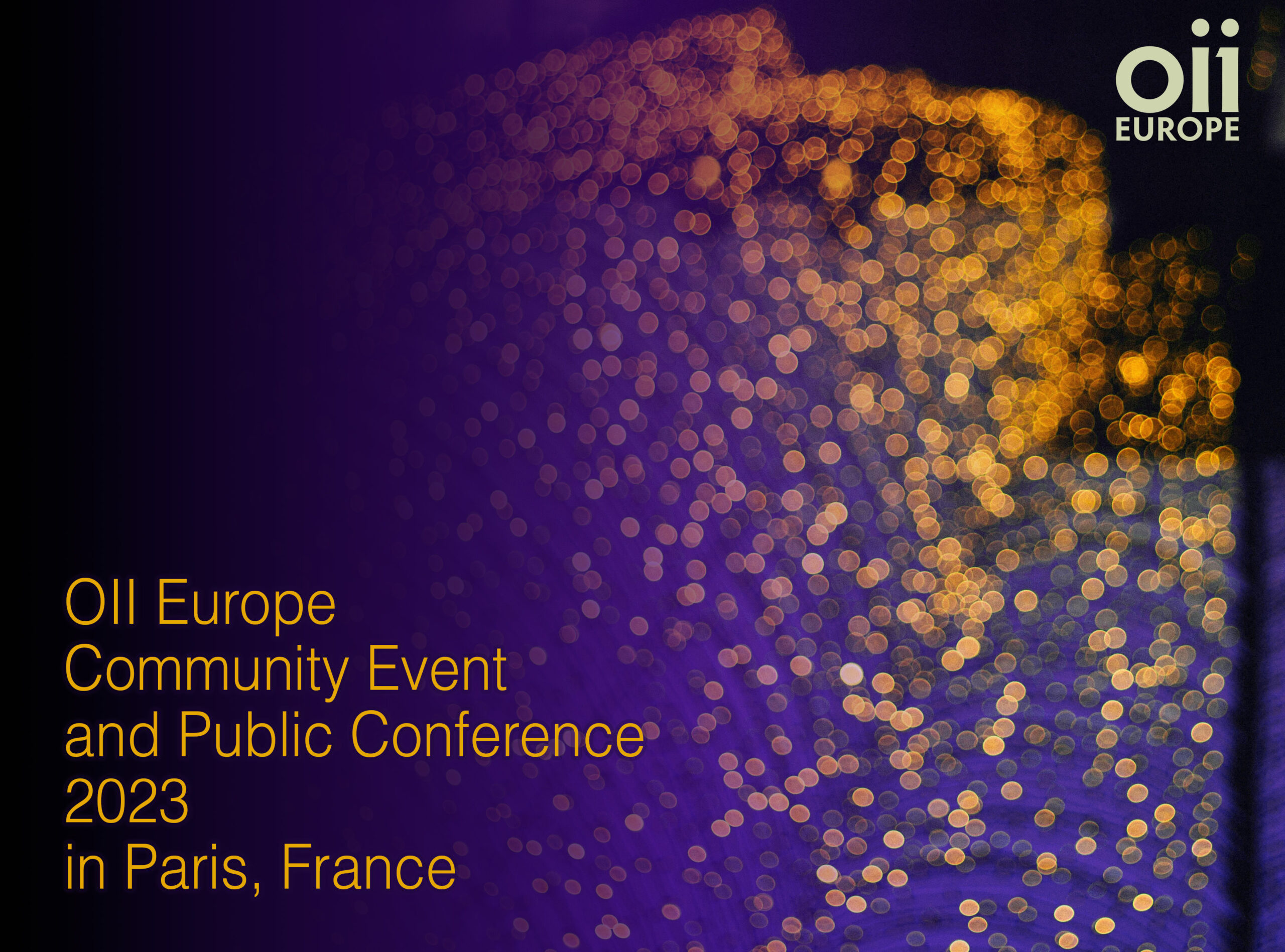 OII Europe Community Event and Public Conference 2023 in Paris, France