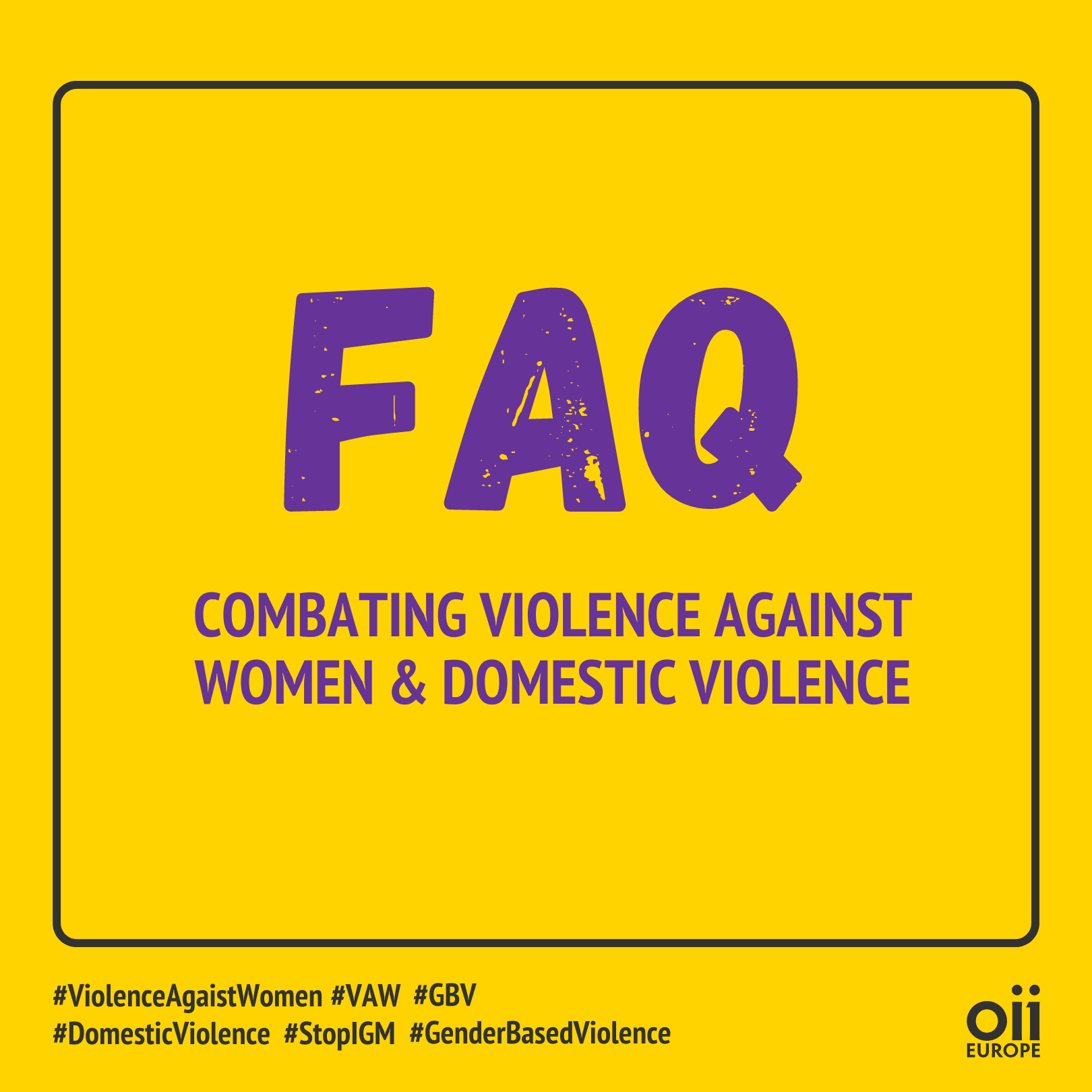 FAQs on the proposal for a Directive on combating violence against women and domestic violence